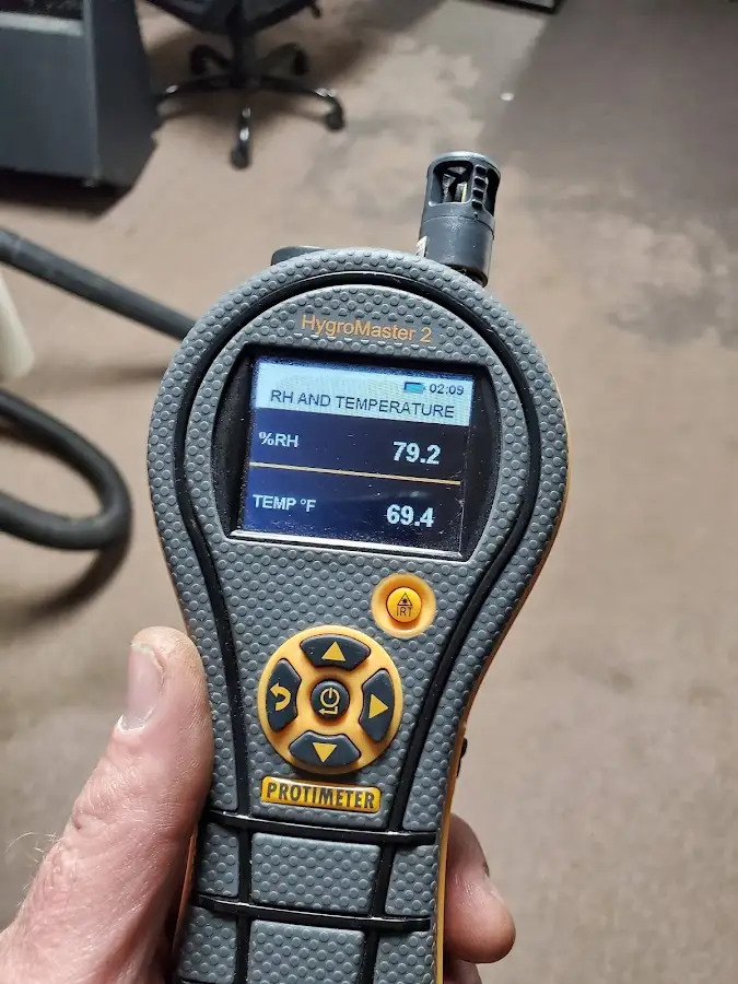 Moisture meter humidity assessment for Fire & Smoke Damage Restoration in Bridgewater Town